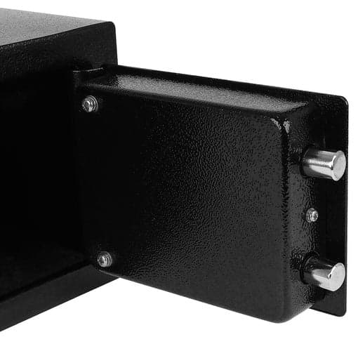 Key safe security cabinet with key lock black 23x17x17 cm 3 keys