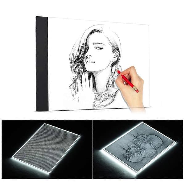LED Ritbord A4 ljusbord med USB