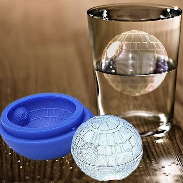Star Wars Isform i Silikon, 1 Isbit - Blå Blå