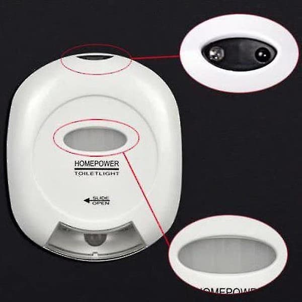 Smart LED Toalettstolbelysning med Rörelsesensor 1st - Grön + Röd