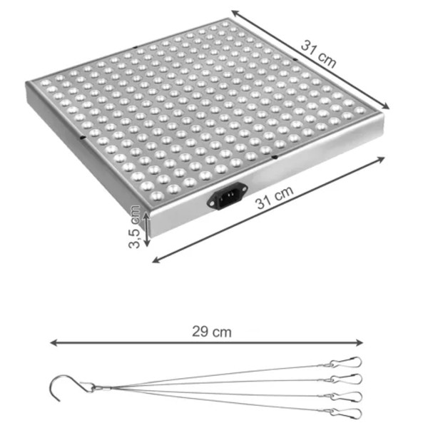 Plantelys Hengende LED-panel - Plantebelysning