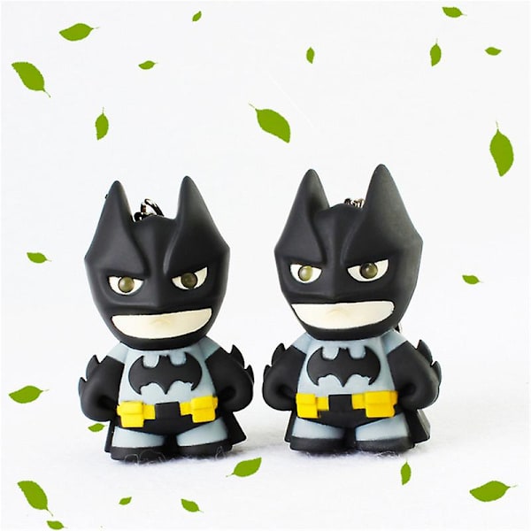 Ny Ankomst Batman Nøglering LED Nøglering Med Lyd Lommelygte Seje Nøgleringe