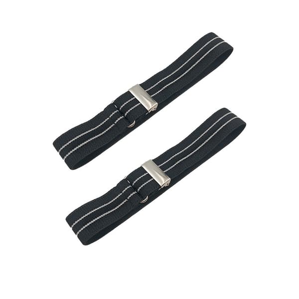 Elastiske ærmeholdere - Justerbare armbånd til mænd og kvinder Sort