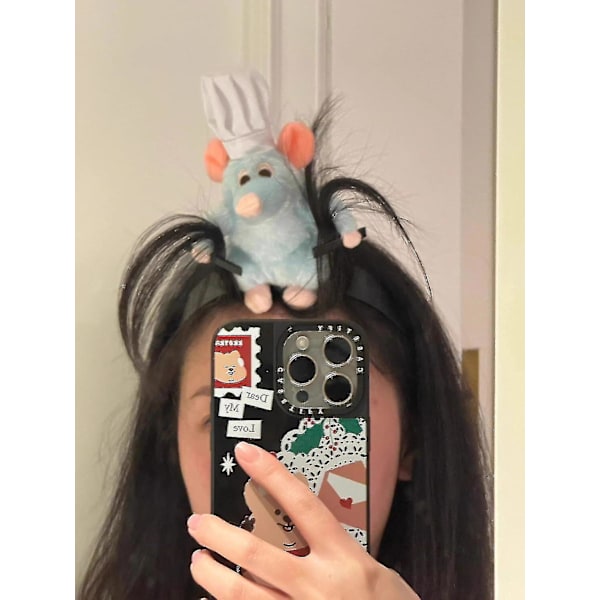 Söt Mus-Animala Remy Ratatouille Plysch Hårband för Flickor och Kvinnor Halloween