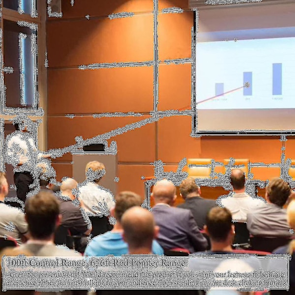 2,4 GHz Langaton Esittelijän Osoitin Kaukosäädin Esityksen Napsutin PowerPointille Toimistoon Kouluun
