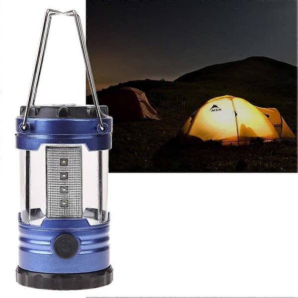 Teltslampe 1000 Lumen LED Lys Dæmpbar Campinglampe Lanterne med Kompas Sæt