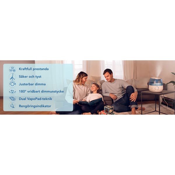 Luftfugter Mini Cool Mist Ultrasonic VUL525