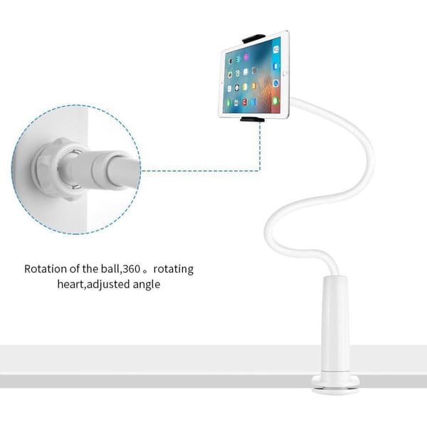 Fleksibel universal bordholder til tablet, mobil, iPad..