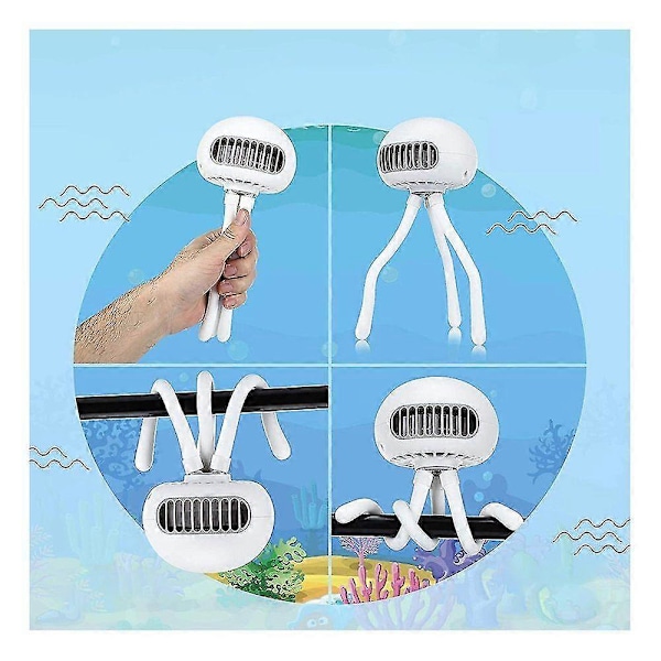 Mini USB-blæser Mini USB-blæser, Klapvognsblæser, Bordblæser, 3-trins bordblæser, Bærbar håndblæser