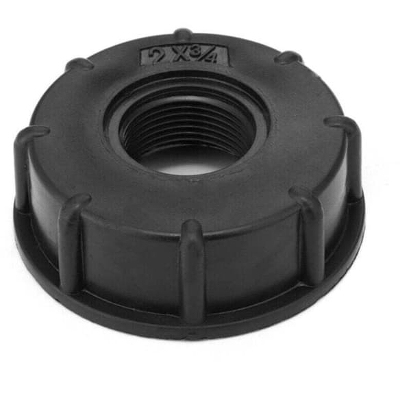 IBC-adapter S60x6 til 1000 liters tank, 3/4 tomme