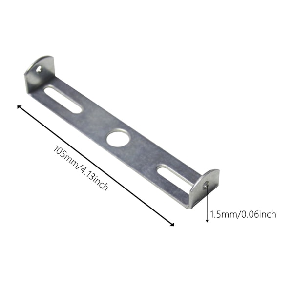 4 st hållbara 105 mm takplatta fäste belysningsarmatur med skruvar lock verktyg