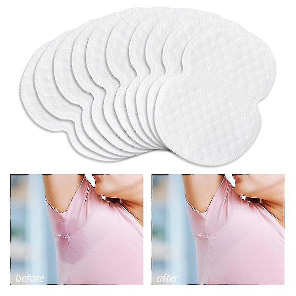100 st/set Underarm Pads Kläder Svettavvisande Deodorant Pads Armhåla Vård Svettabsorberande Pads Deodorant För Kvinnor Män