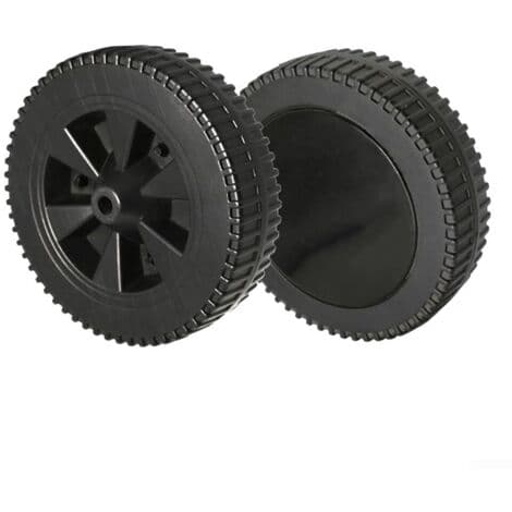 2-pack 175 mm plasthjul för grill