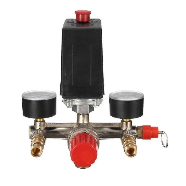175psi Luftkompressor Pumpe Trykkbryterkontroll Med Måler Regulator