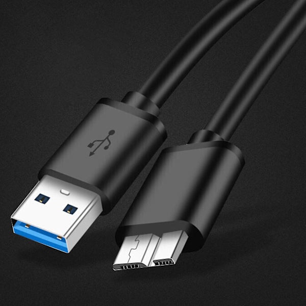 Hårddiskkabel Stabil Plug Play Pvc Usb 3.0 Till Micro B Adapterkabel För Samsung Note