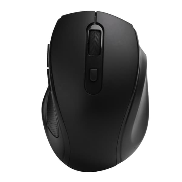 Ergonomic 2.4Ghz Wireless Mouse for Office and Gaming - Black