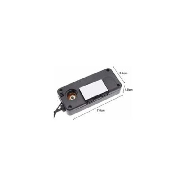 Bil Innvendig Utvendig Termometer DC12V Digitalt Termometer Biltermometer Bakgrunnsbelysning Mini LCD Termometer Bil Innvendig Utvendig Termometer Flott Gave