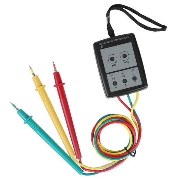 Digital Phase Sequence Indicator - Phase Sequence Meter - 60V-600V AC