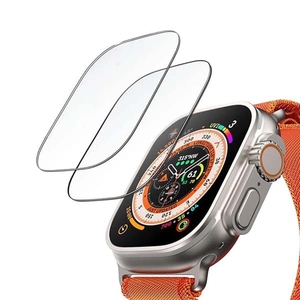 2-Pack Screen Protector for Apple Watch Ultra 49mm, Tempered Glass