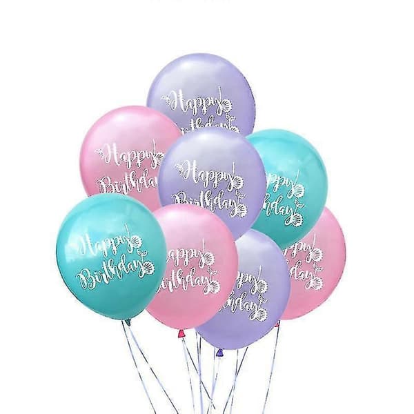 30 st Sjöjungfrutema Ballonger