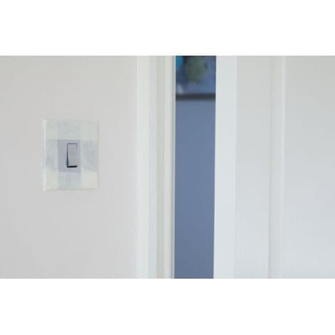 Afdækningstape 100 mm x 50 m til flere overflader til maling af skarpe linjer, malertape
