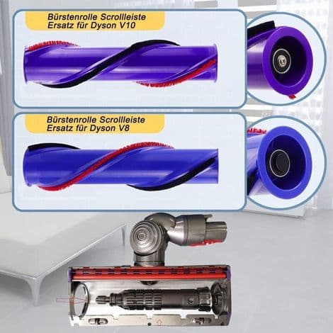 Dyson V10 rullebørste, Dyson V10 erstatningsbørste, rullebørste, reservedel 969569-01