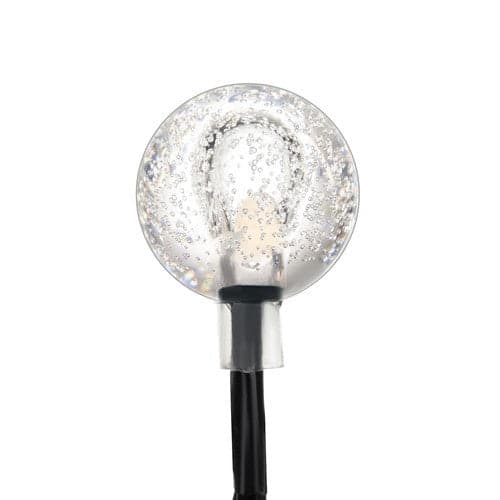 Solar-powered light string 7 m 50 balls warm white IP44 8 modes