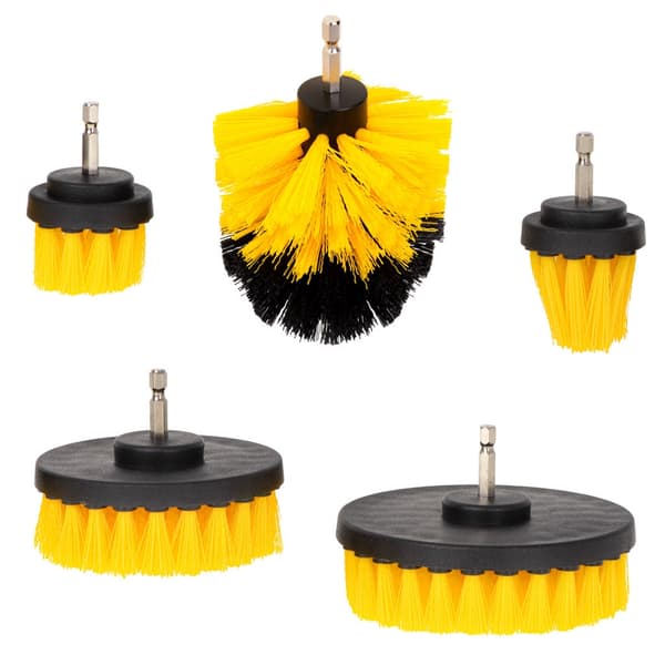 Drill/Driver Cleaning Brushes 5-pack Nylon