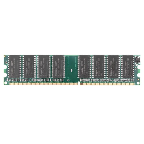 2X DDR 1GB PC-minne Ram DDR1 Desktop PC3200 400MHz 184 Pin Non-ECC Datorminne Modul