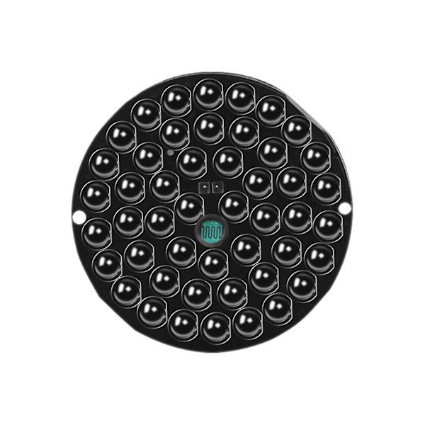 IR Infrarød LED-plade 940nm 48stk IR LED'er Usynlig om natten Ingen eksponeringslys Plade til IR-illuminator CCTV-tilbehør