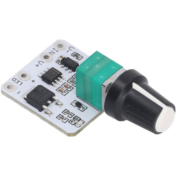 2-delad LED-dimmer steglös dimningsmodul DC 6-24V konstantspänningsregulator