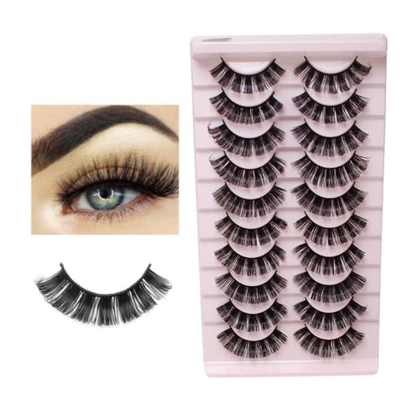10 paria tekoripsiä - Natural Look Volume Lash - TK04