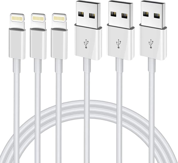 3x Lightning USB-kaapeli Applelle (3 metriä)