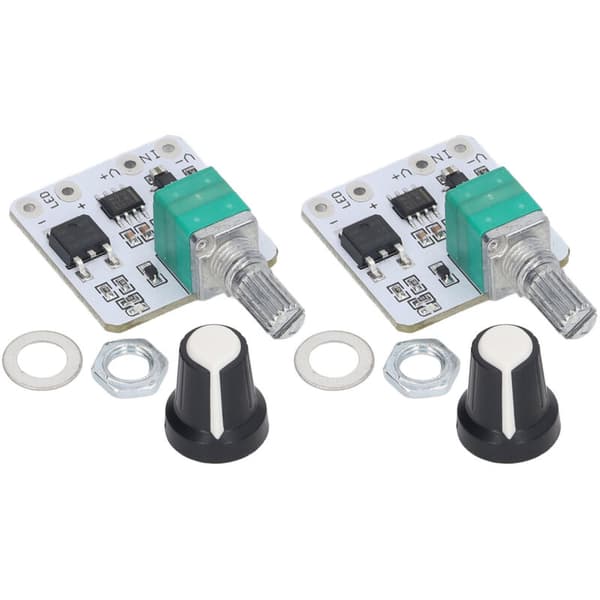 2-delad LED-dimmer steglös dimningsmodul DC 6-24V konstantspänningsregulator