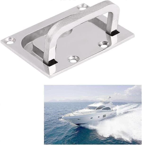 Båtluke Håndtak, Båt Flush Luke Lås Pull Rustfritt Stål Forsenket Skap Løfte Pull Håndtak