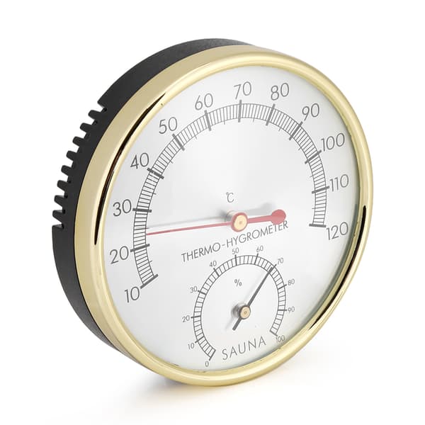 Metallurgisk urtavla inomhustermometer hygrometer hygrotermometer basturumstillbehör