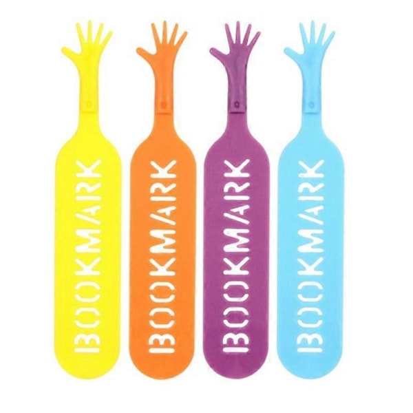 Morsom 3D Tegneserie Bokmerke, 8 Stykker Søte Fargerike Bokmerker, Finger Bokmerke for Kvinner Jenter Lesere Bokelskere