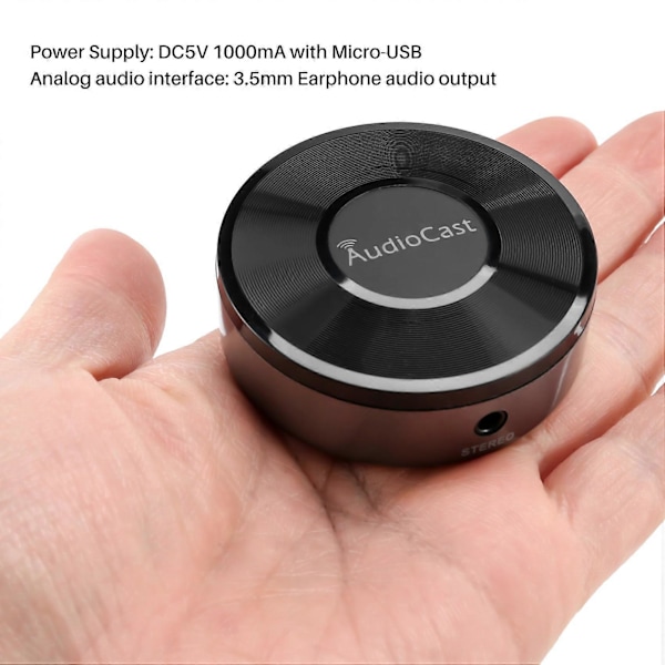 Audiocast M5 DLNA Airplay Adapter Trådlös Wifi Musik Audio Streamer Mottagare Audio Musik Högtalare f