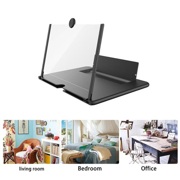 Foldable 3D Screen Magnifier for 12-inch Smartphone