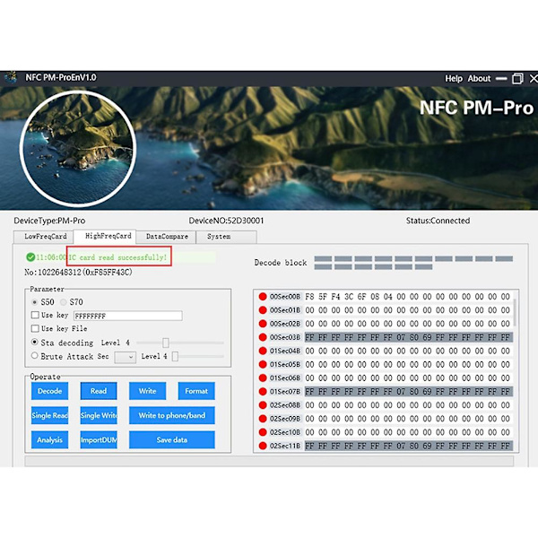 Ny PM-Pro RFID IC/ID-kopierare Duplicering Fob NFC-läsare/skrivare Krypterad Programmerare USB UID-kopiering Ca