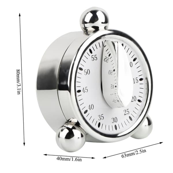 :60 minuter köksmekanisk timer matlagningspåminnelser väckarklocka