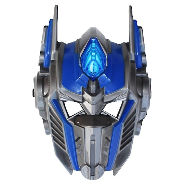 Optimus Prime-mask, lysande Optimus Prime-mask för Halloween, anime-filmfester, bästa present till barn Bumblebee bästa bröder, blå