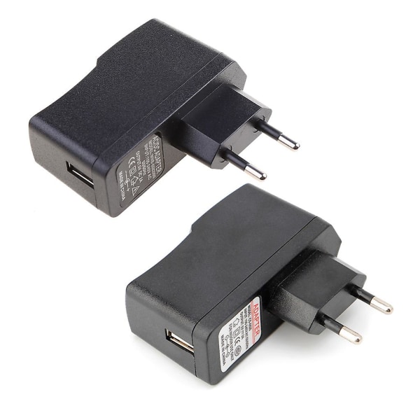 For DC 5V 2A 10W USB Strømforsyningsadapter Oplader AC 100-240V US EU Stik