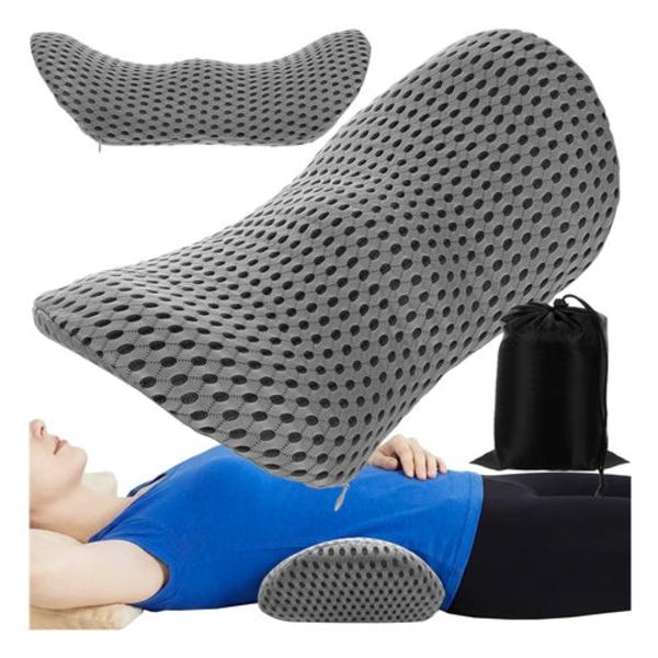 Lændepude memory foam W-form til kontorstol og bilsæde 46 cm