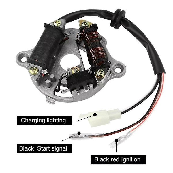 95mm för PY50 PW50 Peewee50 QT50 Motorcykel Stator Montering