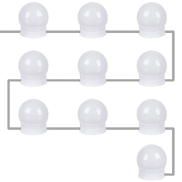 LED-lights for Makeup Mirror Dressing Table - Attach around mirror