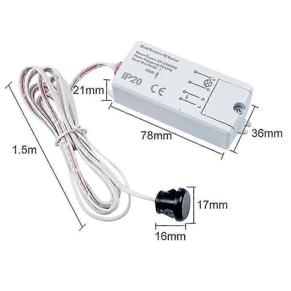 Infrarød Mini On/Off Sensor Switch_Q