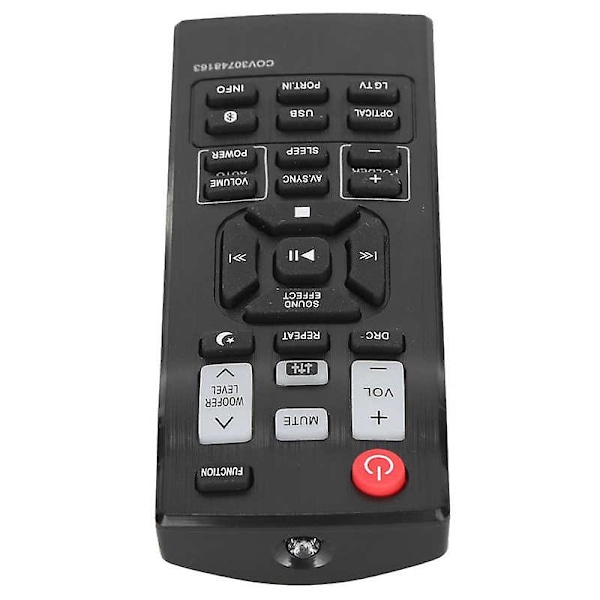 Cov30748163 fjernbetjening abs sort soundbar fjernbetjening udskiftning til lg soundbar til las355b/lac450b/las350b