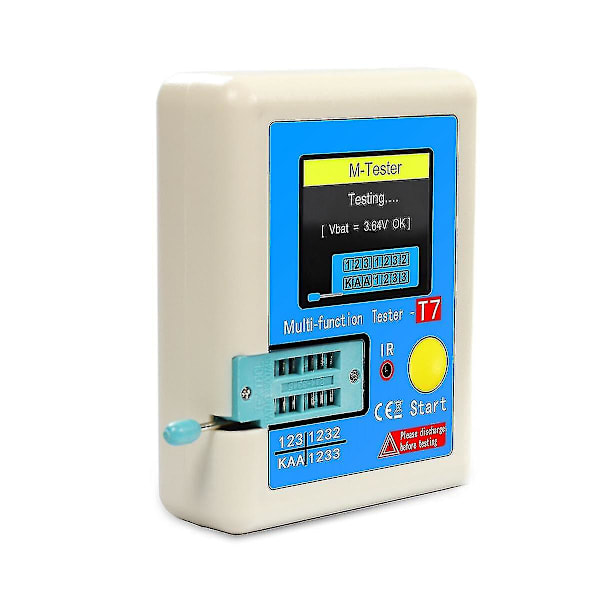 Lcr-t7 Ny Transistortestare Tft Diod Triod Kapacitansmätare För Lcr Esr-mätare Npn Mosfet Ir Mul