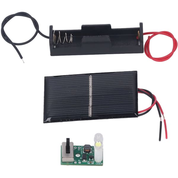 Solcellelysstyringspanelmontering, lastbeskyttelse, 1,2V PCB plenlampepanelsett